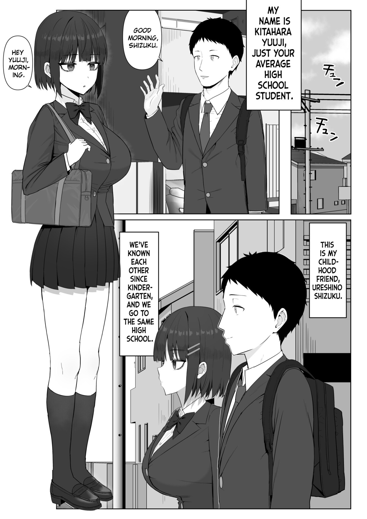 Hentai Manga Comic-My Expressionless Childhood Friend Was Snatched Away by a Creepy Otaku and Was Having Lovey-Dovey Tongue-Kissing Sex-Read-2